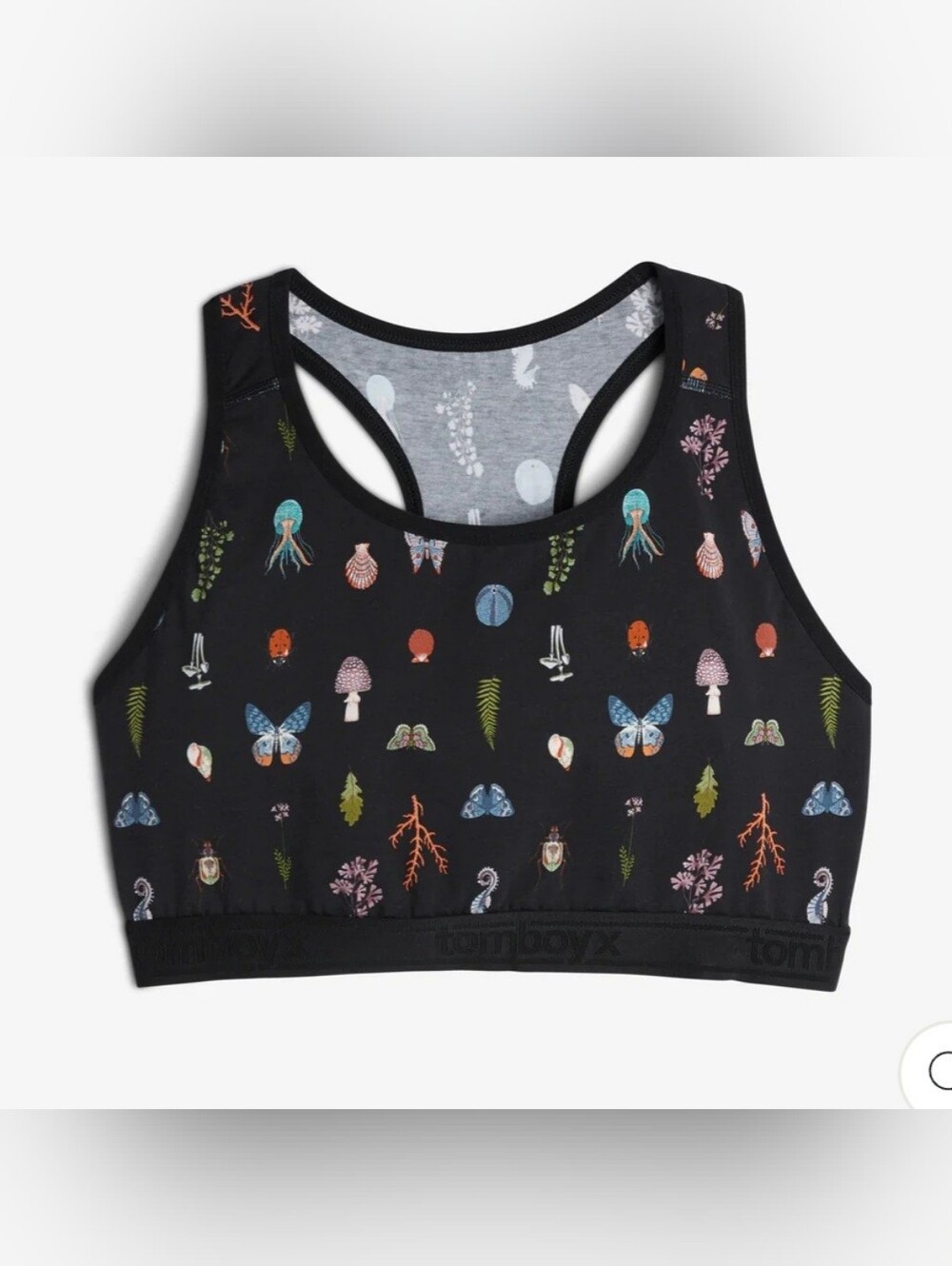 Tomboyx Racerback Soft Bra - Critter Board (Size 5x)